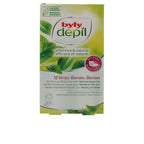 Byly Depil Strisce Viso Depilatorie A Base Di Menta E Tè Verde Cura Delicata Pelle Secca