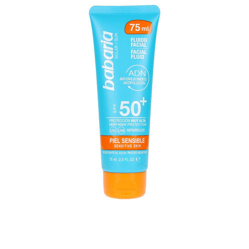 Babaria Solar Adn Protector Solar Facial Para Piel Sensible SPF50 Plus Protección Avanzada UVA UVB