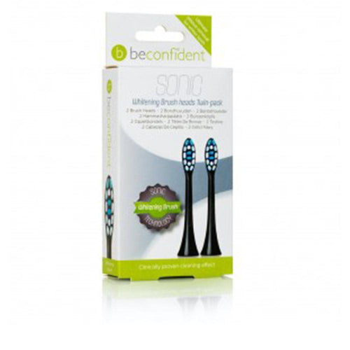 Beconfident Testine Per Spazzolino Sbiancanti Nero Sorriso Radiante