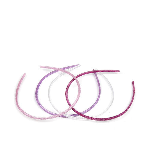 Inca Diademas Finas De Purpurina Lote Cerchietto Glitter Stile Brillante Unico