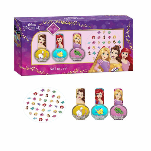 Cartoon Princesas Disney Set Unghie Colori Vivaci