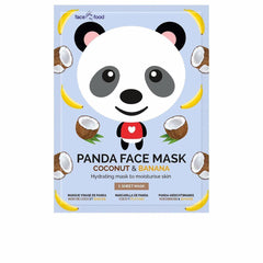 7Th Heaven Animal Tisú Maschera Viso Infusione Coco Banana Tè Verde