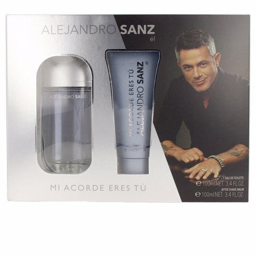 Alejandro Sanz Mi Acorde Man Set Profumo Eau De Toilette Fougère Freschezza Eleganza Inconfondibile