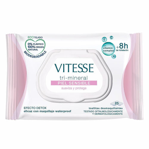 Vitesse Vitesse Cuidado Facial Toallitas Desmaquillantes Ingredientes Naturales
