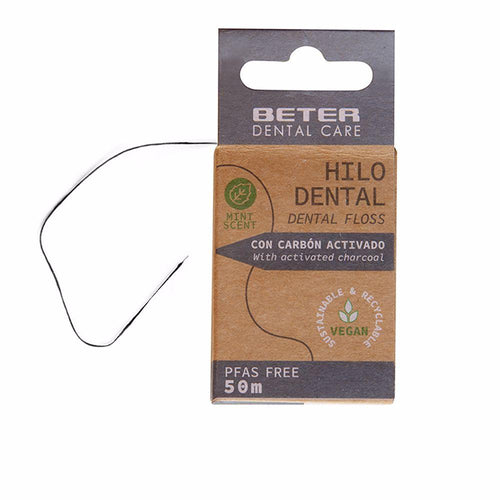 Beter Dientes Zahnseide Aktivkohle Antibakteriell Frische Minze