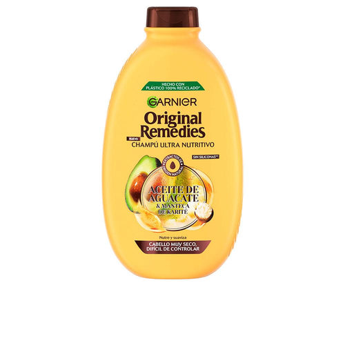 Garnier Original Remedies Shampoo Avocado Shea Formula Antifrizz