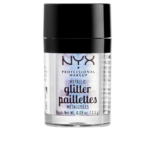 Nyx Professional Make Up Glitter Pailletes Sombra De Ojos Glitter Metálico Seis Tonos Radiantes