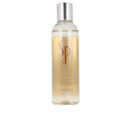 System Professional Sp Luxe Oil Shampoo Keratin Protect Cabello Suave Y Brillante