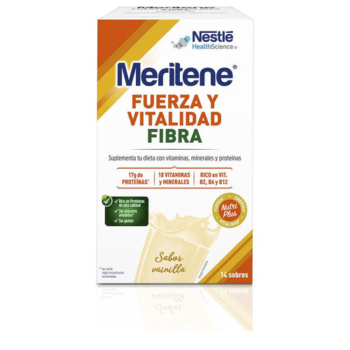 Meritene Fuerza Y Vitalidad Shake Rico En Fibra Y Energía