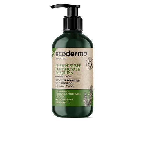 Ecoderma Eco Champú Shampoo Fortificante Forza Capelli Naturali