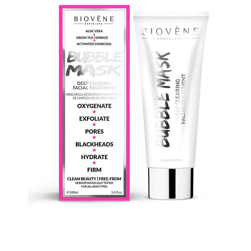 Biovène Bubble Mask Maschera Viso Pelle Pulita Naturale