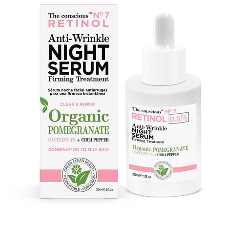 The Conscious™ Retinol Nacht Anti Falten Serum Organischer Granatapfel