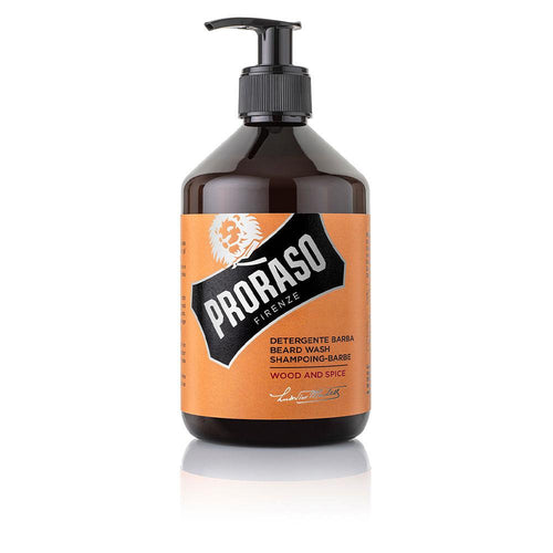 Proraso Wood And Spice Champú Para Barba Cítricos Y Menta Refrescantes