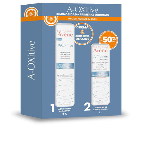 Avène A-Oxitive Set Cosmetico Crema Facciale E Contorno Occhi Antiossidante E Idratante