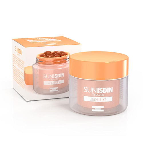 Isdin Sunisdin Nutricosmetic Nahrungsergänzung Für Strahlende Haut Erweiterter Sonnenschutz