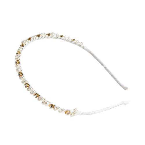 Inca Inca Diadema Metall Haarreif Mit Perlen