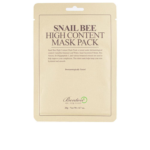 Benton Snail Bee High Content Gesichtsmaske Feuchte Und Strahlende Haut