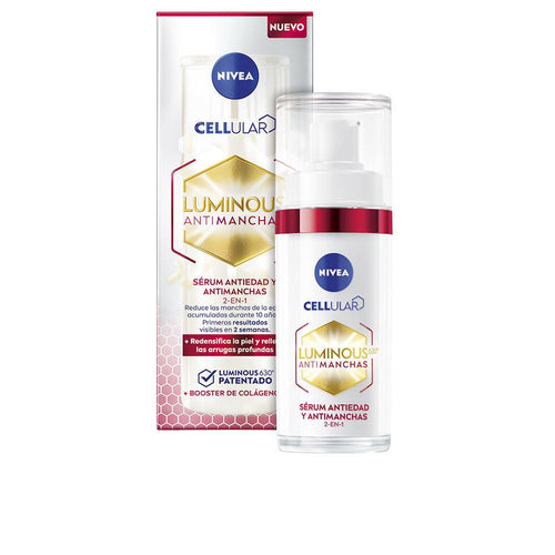 Nivea Luminous 630º Sérum Facial 2en1 Anti Envejecimiento Y Anti Manchas Piel Radiante Y Joven