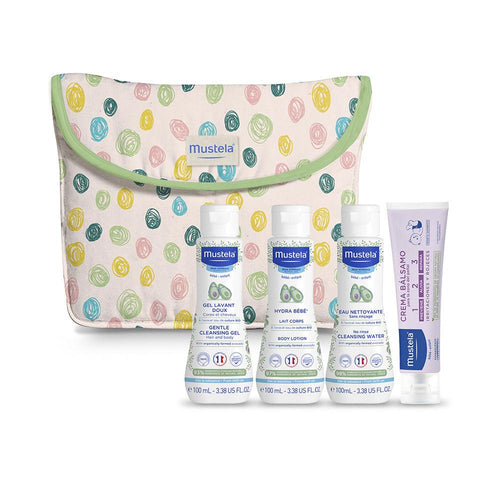 Mustela Bebé-Niño Necessaire Cosmetica Polka Dot Cura Del Bebé 100% Cotone Europa