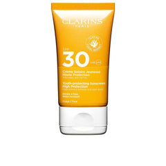 Clarins Solaire Gesichtscreme Dry Touch Matte Optik