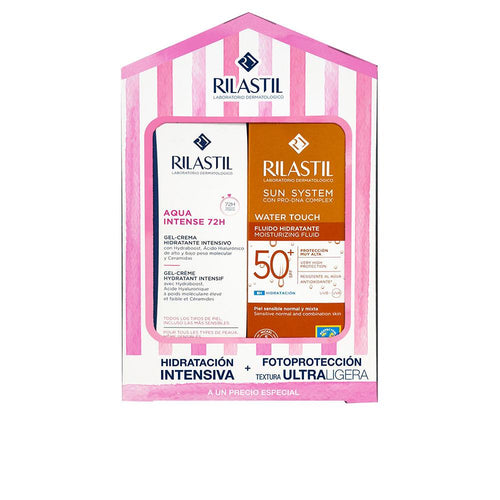Rilastil Aqua Gel Cream E Sunscreen Viso Protezione Totale