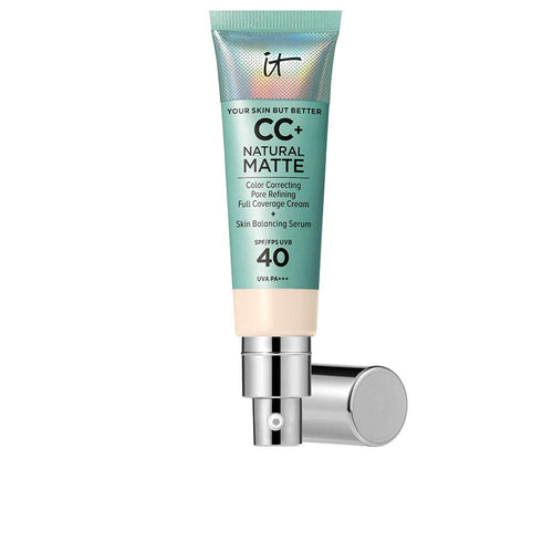 It Cosmetics Cc+ Natural Matte Base De Maquillaje En Crema Spf40 Control De Brillo 16 Horas