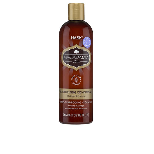 Hask Macadamia Oil Acondicionador Hidratante Cabello Suave Y Revitalizado