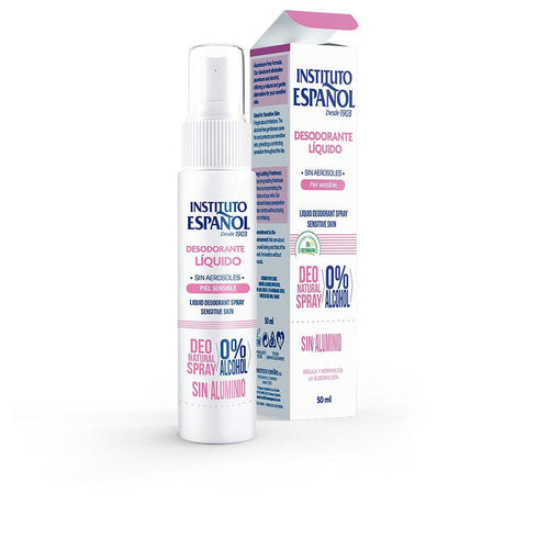 Instituto Español Piel Sensible Deodorante Liquido Spray Senza Alcol Senza Alluminio