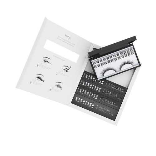 Nanolash Nanolash Eyelash Kit Per Estensioni Ciglia Ciglia Perfette A Casa