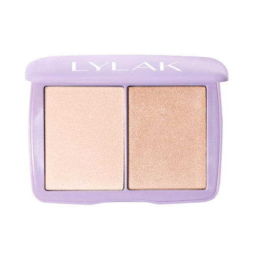 Lylak Only Good Vibes Duo Iluminador En Polvo Brillo Natural Y Radiante