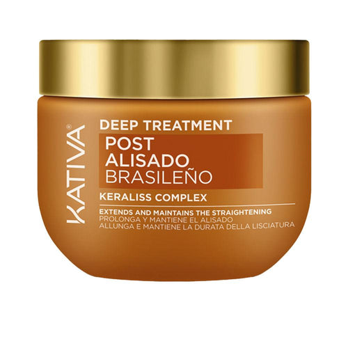 Kativa Keratin Express Mascarilla Tratamiento Profundo Post Alisado Hidratación Intensa Brillo