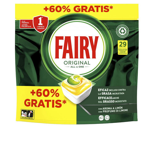 Fairy Fairy Todo En 1 Limon Capsule Detergenti Lavastoviglie Pulizia Potente Al Limone