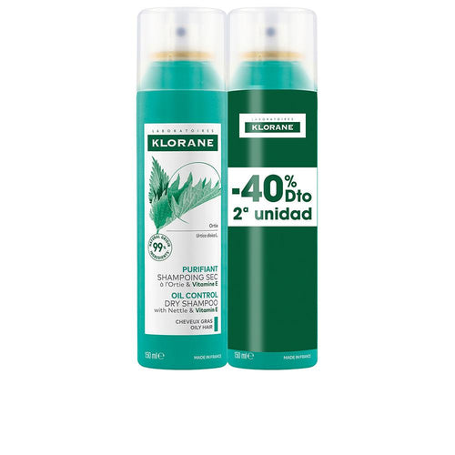 Klorane Ortie Dioïque Shampoo Secco Per Capelli Oleosi Controllo Sebo 48 Ore