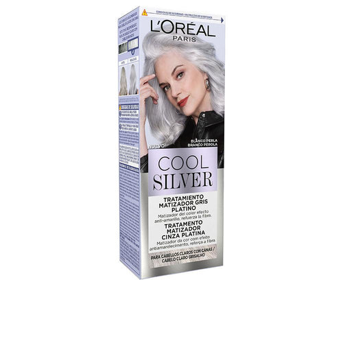 L'Oréal Paris Cool Silver Platingrau Tönungsbehandlung Kein Gelber Schimmer