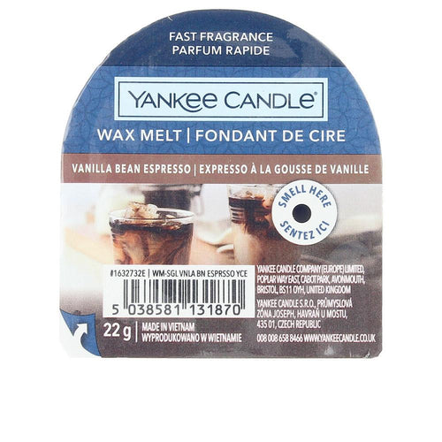 Yankee Candle Candle Original Wax Melt Candela Profumata Vanilla Bean Espresso Aroma Avvolgente
