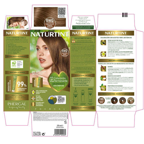 Naturtint Coloración Tinta Per Capelli Senza Ammoniaca Copertura Grigi Perfetta