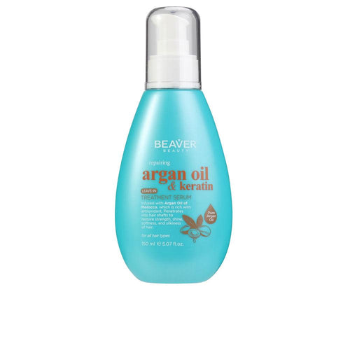 Beaver Argan Oil & Keratin Siero Leave In Capelli Forti E Setosi
