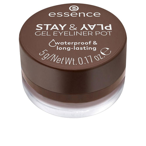 Essence Stay & Play Gel Eyeliner Para Ojos Larga Duración Sin Manchas
