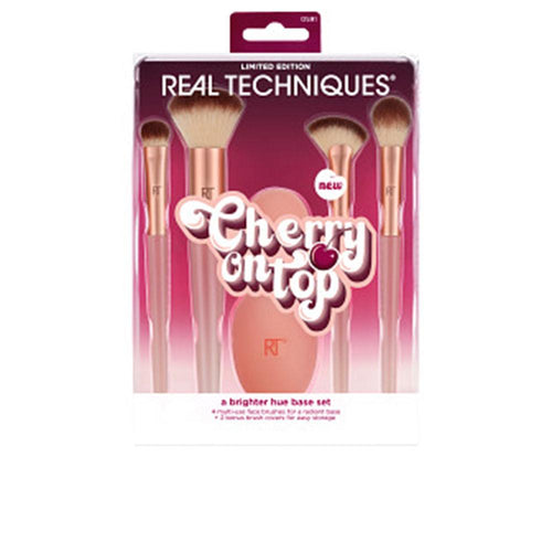 Real Techniques Cherry On Top Set Di Pennelli Trucco Splendore Naturale Perfetto