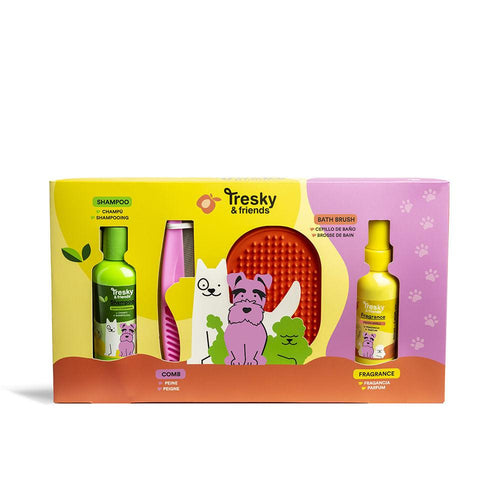Tresky & Friends Limpieza Mascota Set Pulizia Animali Cura Perfetta Per Animali