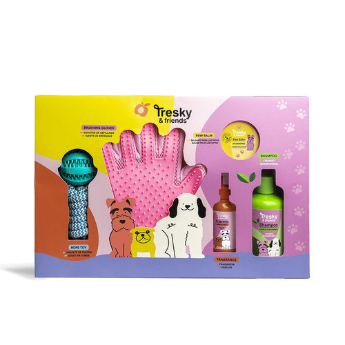 Tresky & Friends Limpieza Mascota Set Cosmetico Per Animali Cura Naturale