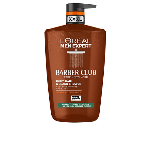 L'oréal Paris Men Expert Barber Club Gel Doccia Corpo Capelli Barba Idratazione Olio Cedro