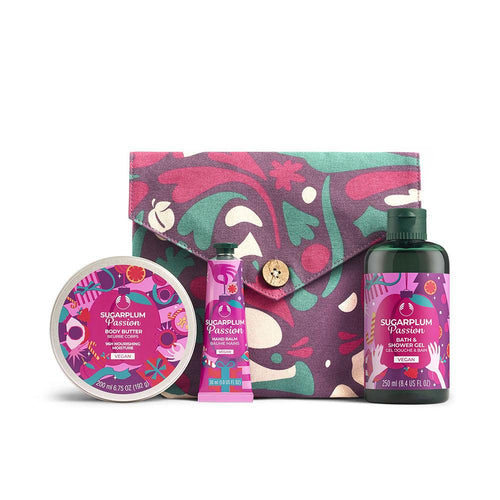 The Body Shop Sugarplum Passion Set Regalo Cosmetico Idrata Con Benefici Fairtrade