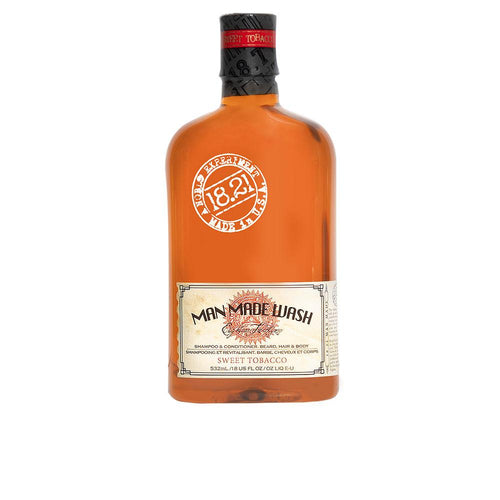 18.21 Man Made Man Made Wash Shampoo Gel 3 In 1 Al Tabacco Dolce Idrata Pulizia E Forza