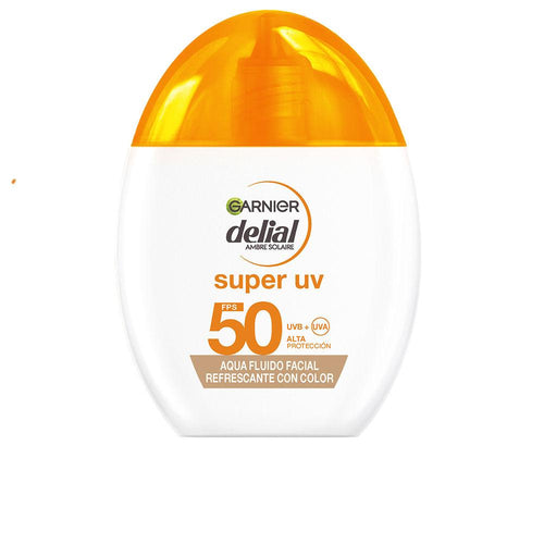 Garnier Delial Super UV Fluido Viso Con Colore SPF50 Protezione Solare Efficace