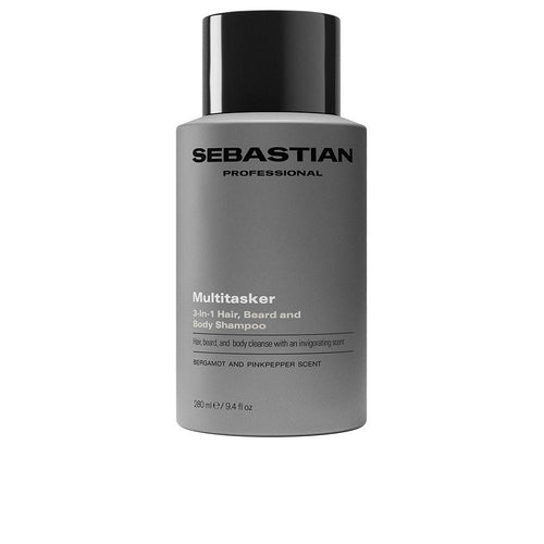 Sebastian Professionals Sebman Multitasker 3 In 1 Shampoo Per Capelli Barba E Corpo Azione Tripla Rinfrescante