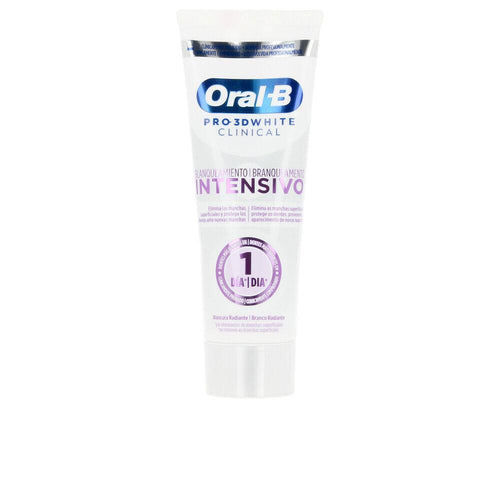 Oral-B Pro-3Dwhite Dentifricio Sbiancamento Clinico Intensivo Denti Visibilmente Più Bianchi