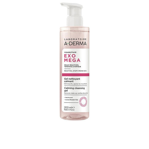 A-Derma Exomega Gel Detergente Viso Per Pelle Sensibile Sollievo Quotidiano