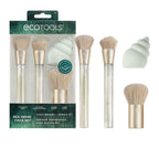 Ecotools Makeup Brushes Ecotools Set Di Pennelli E Spugna Cosmetici Bellezza Naturale Sostenibile