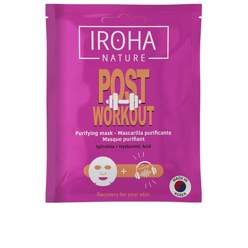 Iroha Moments Masks Maschera Viso Post Allenamento Pelle Purificata E Idratata